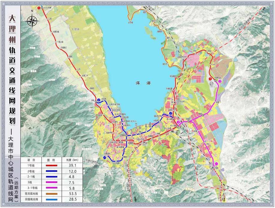 總規模495.3km！大(dà)理(lǐ)州軌道交通(tōng)線網規劃出爐(圖9)