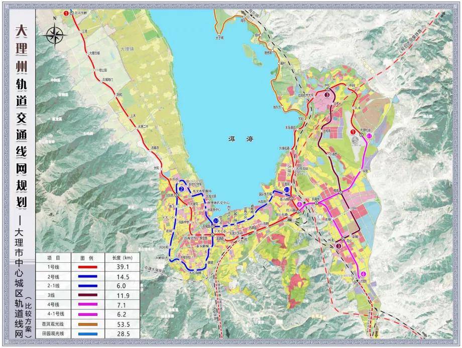 總規模495.3km！大(dà)理(lǐ)州軌道交通(tōng)線網規劃出爐(圖7)