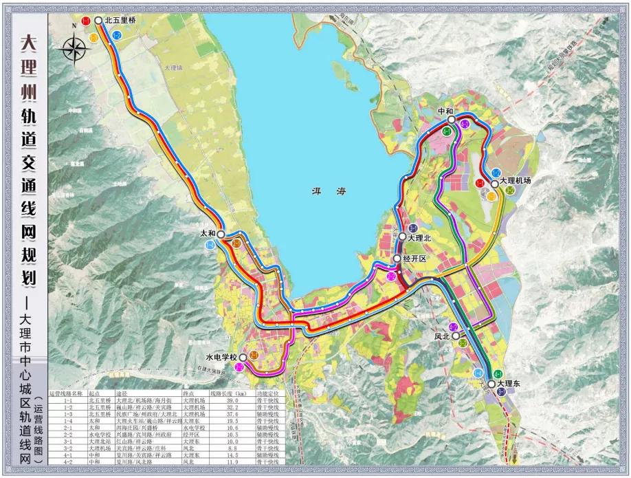 總規模495.3km！大(dà)理(lǐ)州軌道交通(tōng)線網規劃出爐(圖8)